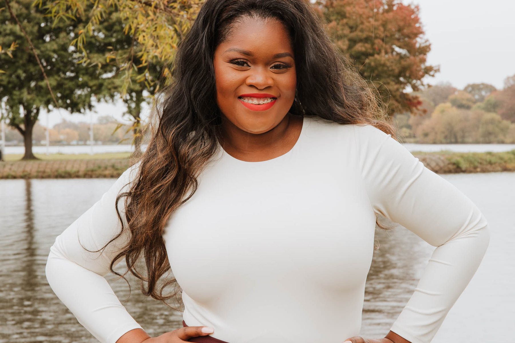 Marissa Holloway photographed outdoors