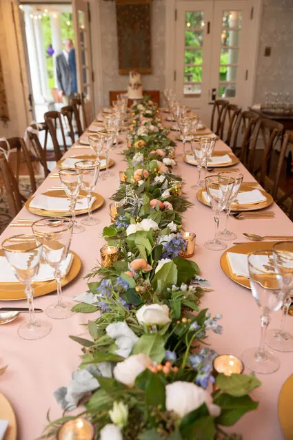 Reception tables ready