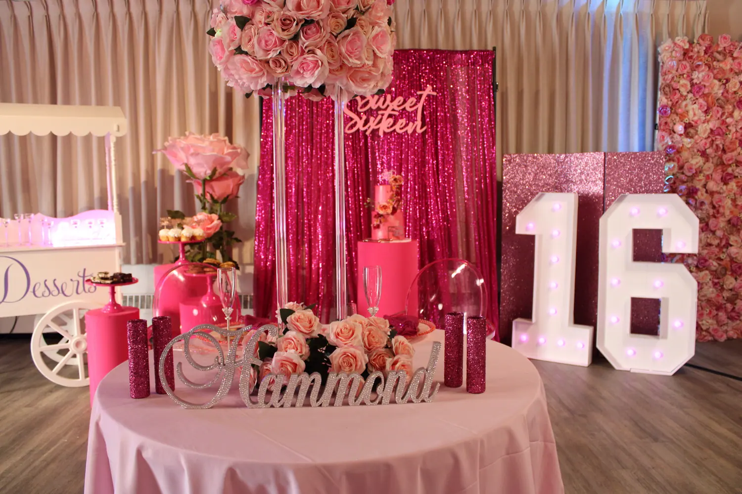 Dessert and cake table