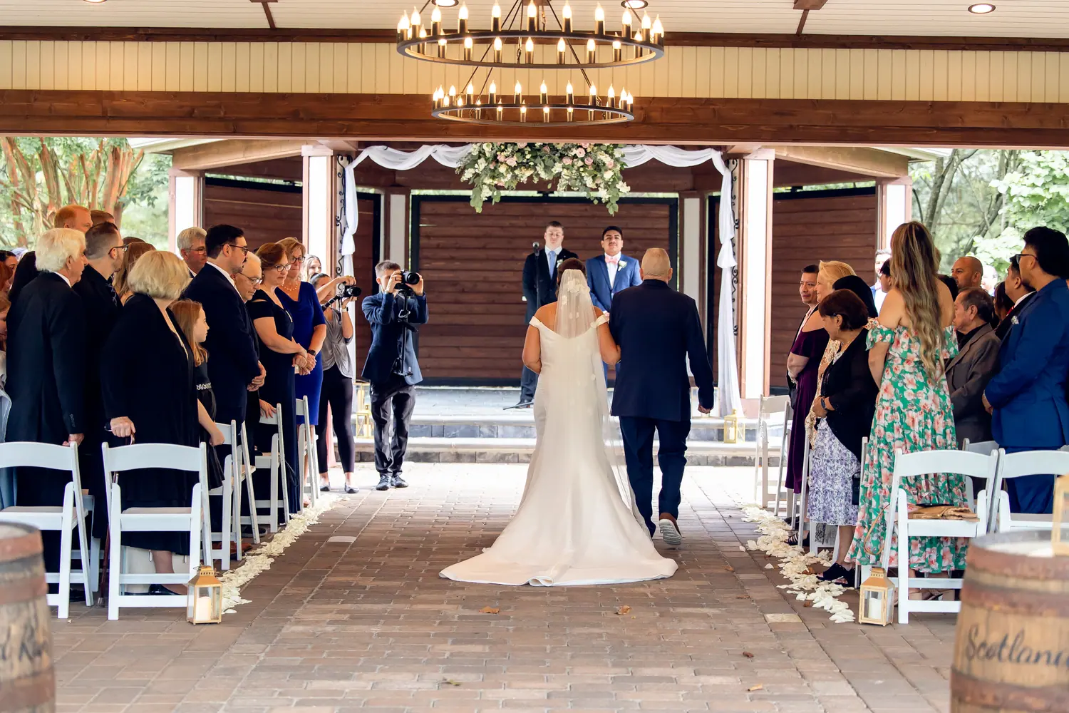 Guests during the toasts